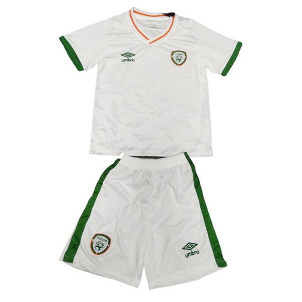 Camiseta Irlanda 2ª Kit Niño 2020 Blanco